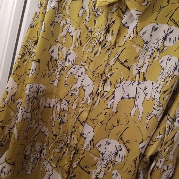 Zara elephant print top - Picture 2 of 7